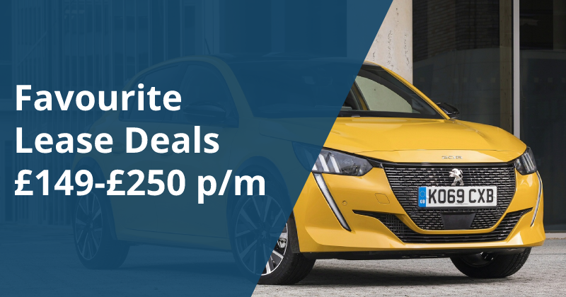 Favourite Leasing Deals Between £150-£249 per month