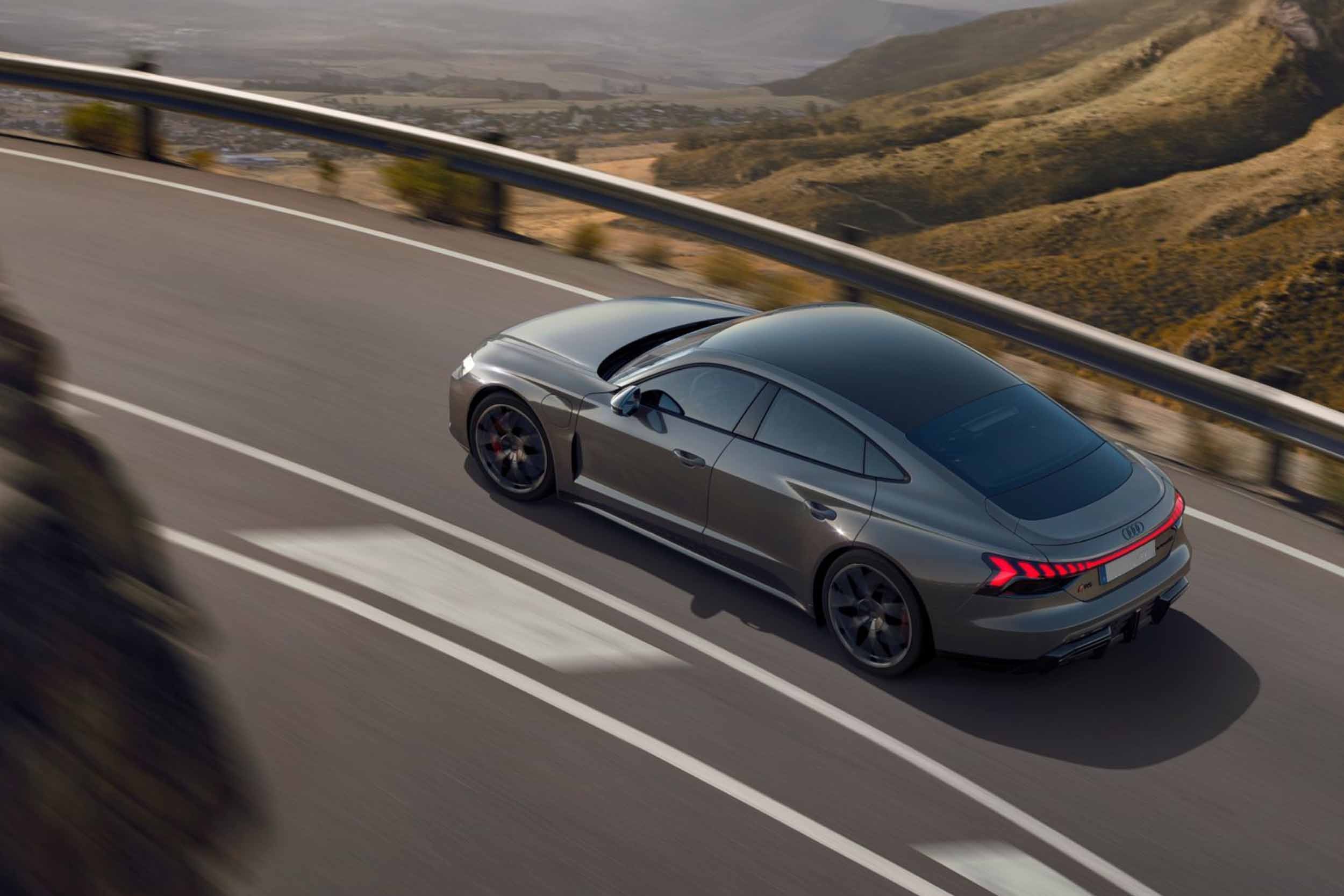 Audi e-tron GT Exterior Driving Countryside